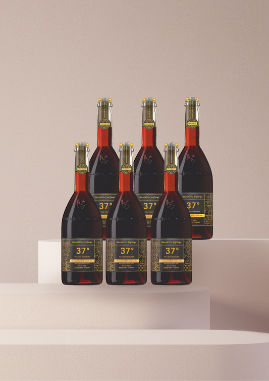 Six bottles of "37°", 750ml