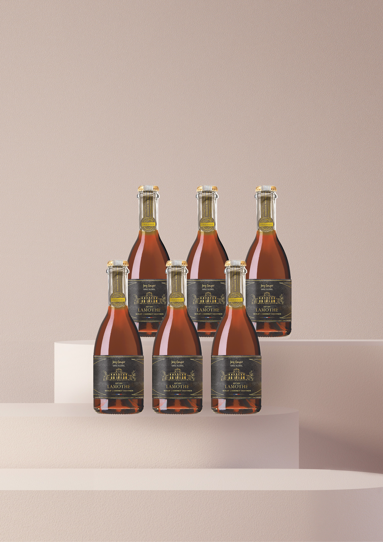 Six bottles of "Edition Lamothe" Bundle, 375ml